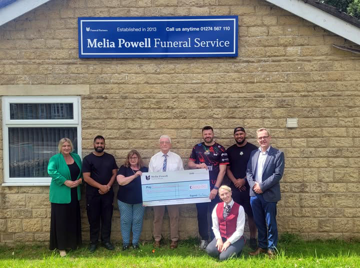 Melia Powell Funeral Service supported Hainworth Wood Community Centre in July.
